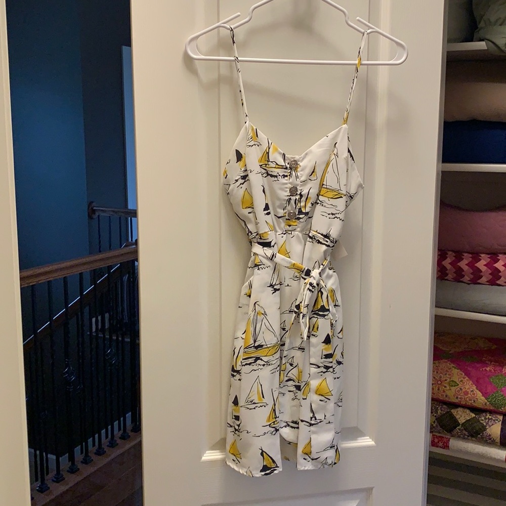 Pauln KC brand Sailboat dress with pockets
